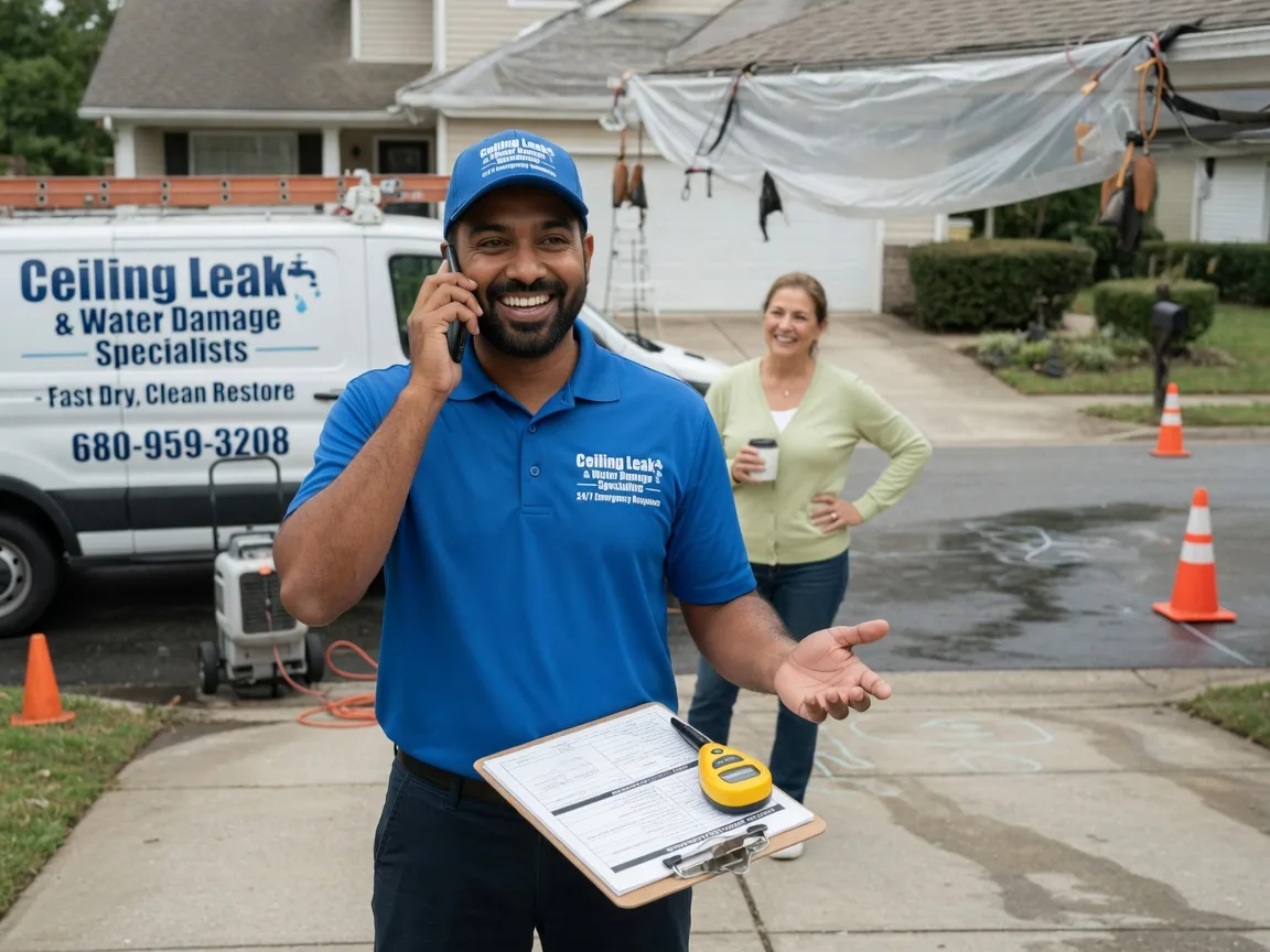 Ceiling Leak Cleanup Rosston, OK FAQs